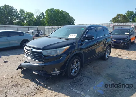 2015 Toyota Highlander Limited Platinum V6/Limited V6 from USA, damaged, VIN 5TDDKRFH0FS108685